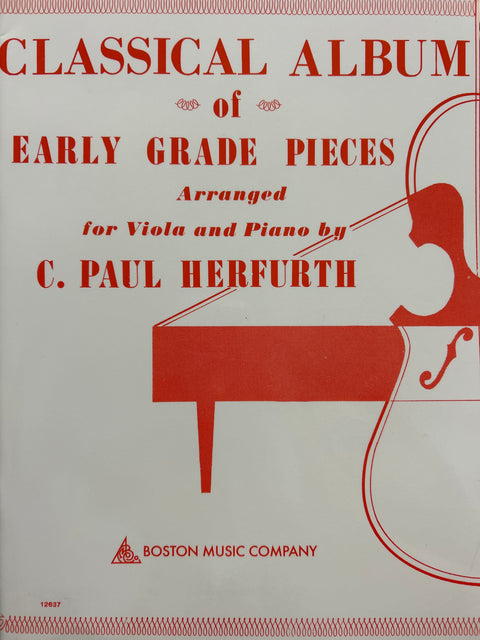 Classical Album of Early Grade Pieces - Viola - Herfurth