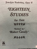 Eighteen Studies for Flute, Op. 41 - Andersen/Cavally