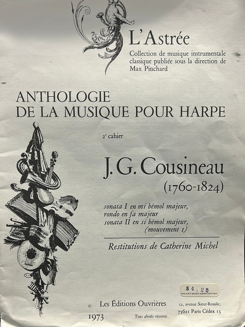 L'Astrée - Harp - J.G. Cousineau