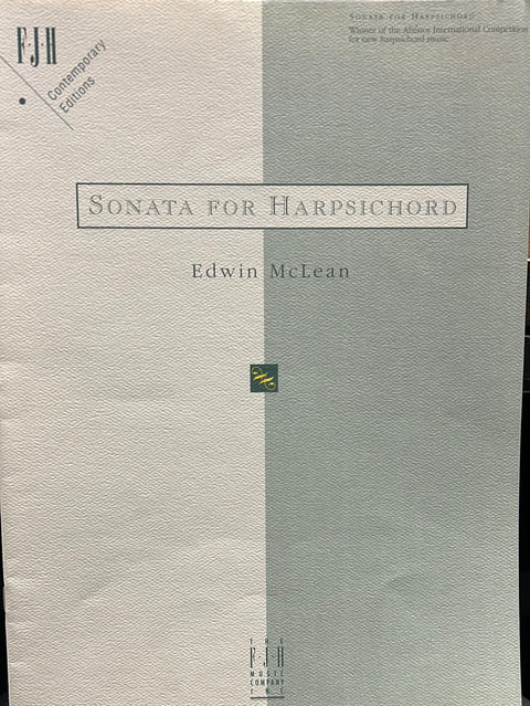 Sonata for Harpsichord - E. McLean