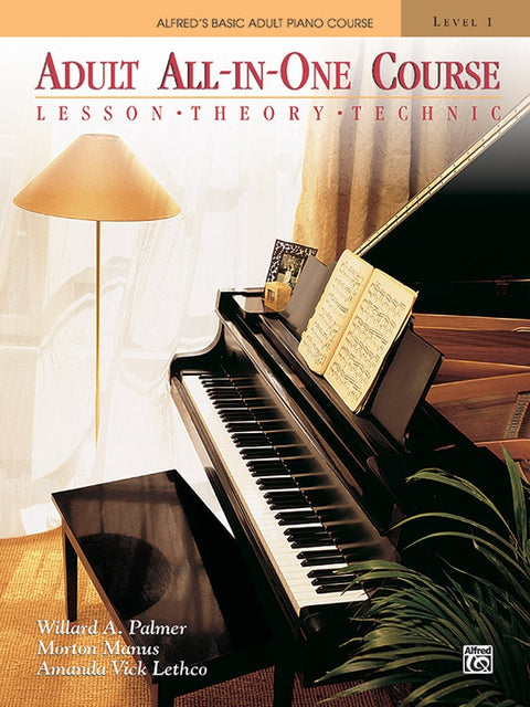 Alfred's Basic Adult Piano Course - Adult All-In-One - Level 1