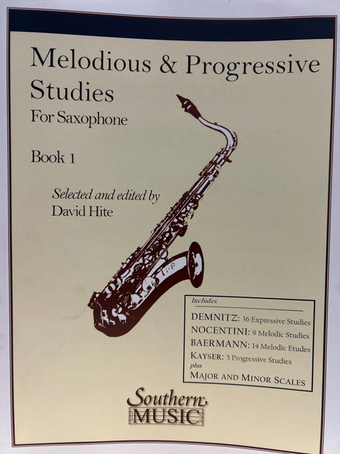 Melodious & Progressive Studies for Saxophone - Hite