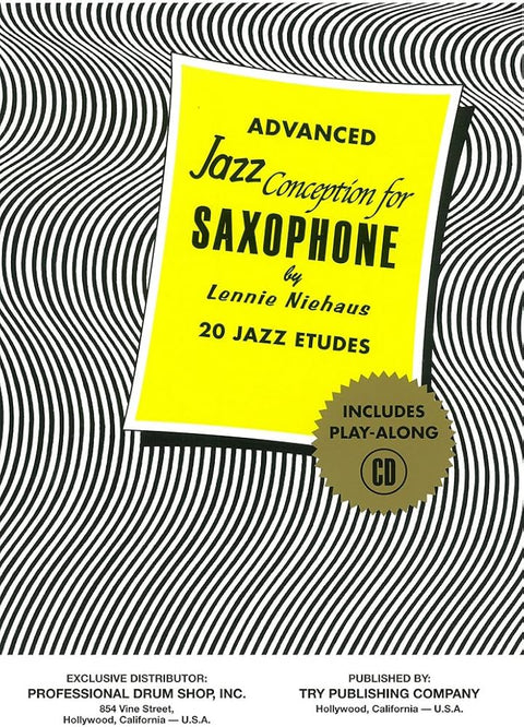 Advanced Jazz Conception for Saxophone - Niehaus