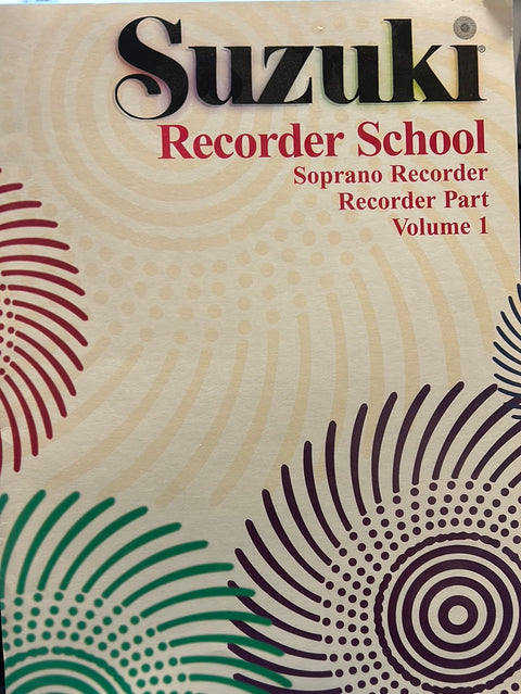 Suzuki Recorder School Volume 1