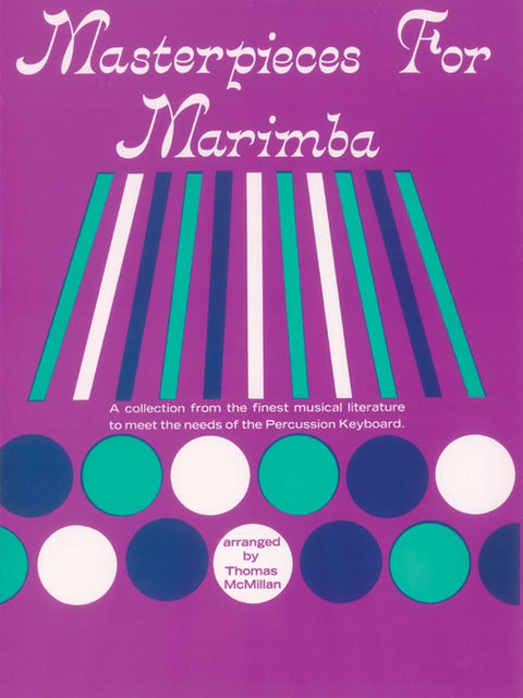 Masterpieces for Marimba - McMillan