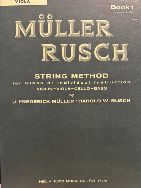 Müller-Rusch String Method Book 1 - Violin