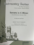Sonata in C Minor for Clarinet - Telemann / Voxman - H & H Music