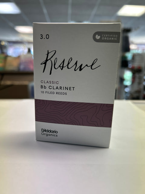 Reserve Organic Classic Clarinet Reeds