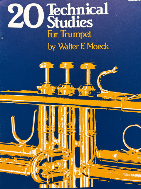 20 Technical Studies for Trumpet - Moeck