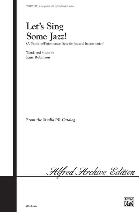 Let's Sing Some Jazz! - SATB - Robinson