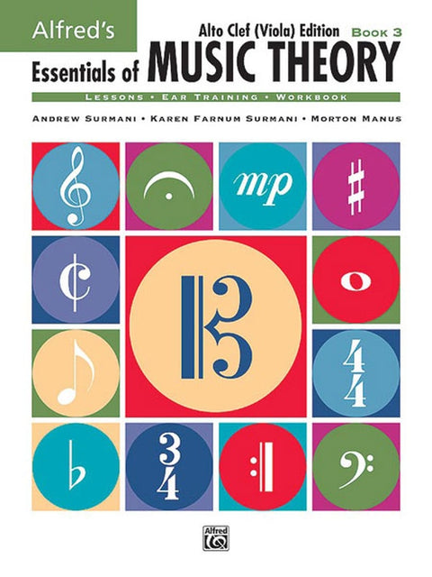 Alfred's Essentials of Music Theory: Book 2 Alto Clef (Viola) Edition - Surmani/Farnum-Surmani/Manus