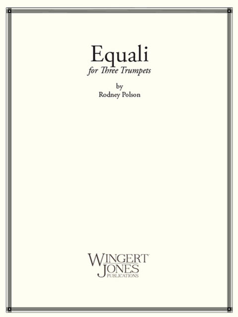 Equali for Three Trumpets - Polson