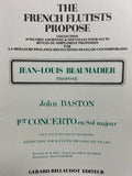 Concerto No. 1 in G Major for Piccolo - Baston / Beaumadier
