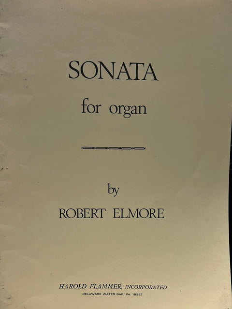 Sonata for Organ - R. Elmore