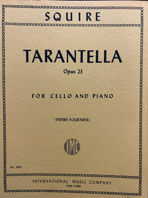 Tarantella, Op. 23 - Cello/Piano - Squire