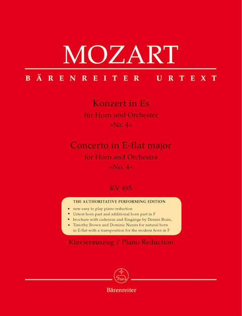 Concerto No. 4 in Eb Major - Horn - Mozart