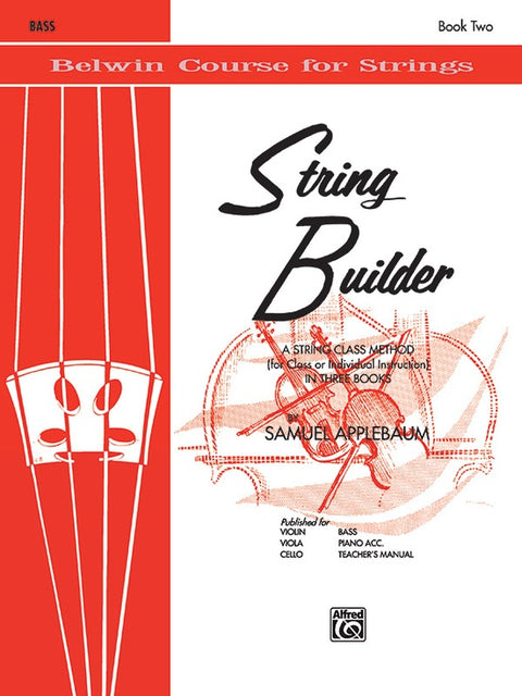 Belwin Course for Strings - Bass - String Builder - Applebaum