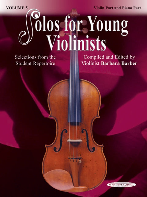 Solos for the Young Violinist w/Piano Acc. - B. Barber