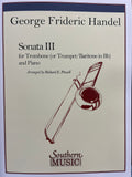 Sonata No. 3 - Trombone, Baritone, or Trumpet - Handel / Powell