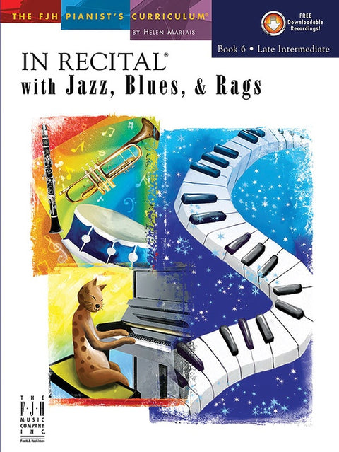 In Recital with Jazz Rags and Blues Book 6