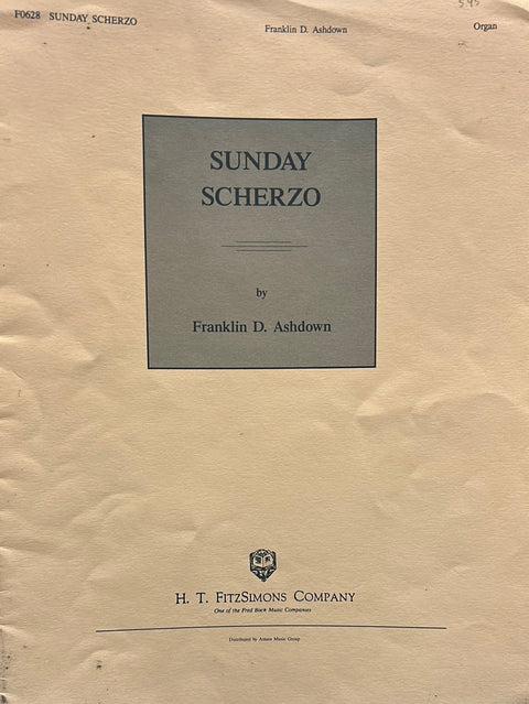 Sunday Scherzo - Organ - F.D. Ashdown