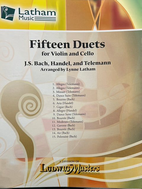 Fifteen Duets for Violin and Cello - Arr. L. Latham