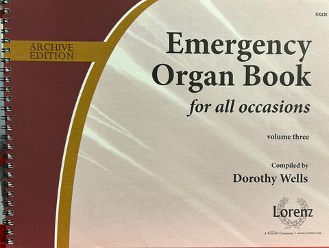 Emergency Organ Book Vol. 3 - D. Wells