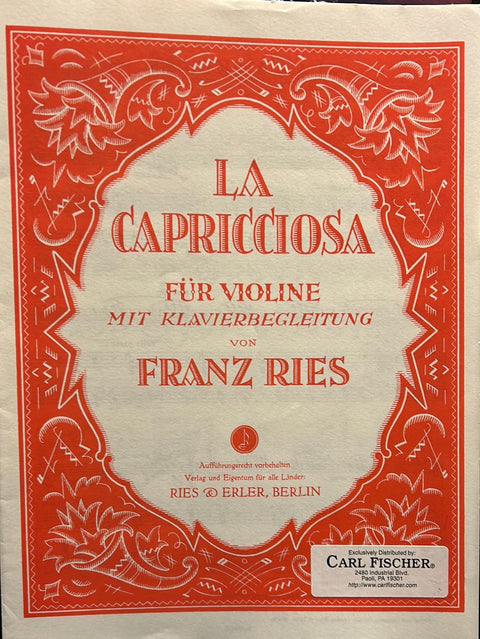 La Capricciosa - Violin - Ries