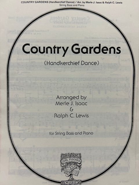 Country Gardens - String Bass - Isaac / Lewis