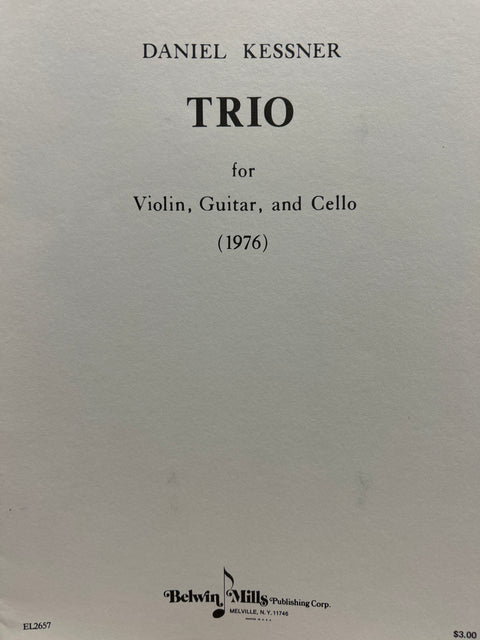 Trio for Violin, Guitar and Cello - Kessner