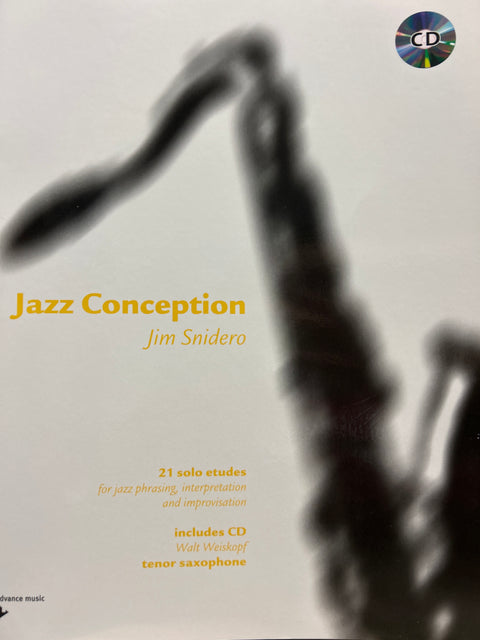 Jazz Conceptions - Bb Saxophone - 21 Solo Etudes - With CD - Snidero