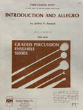 Introduction and Allegro - Grade 6 - Percussion Duet - Funnell