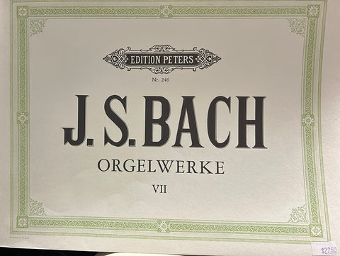 Orgelwerke VII - Organ - Bach