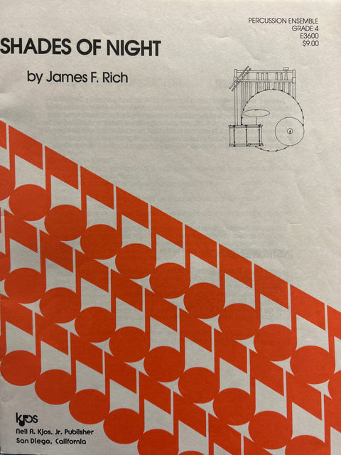 Shades of Night - Percussion Ensemble - Rich