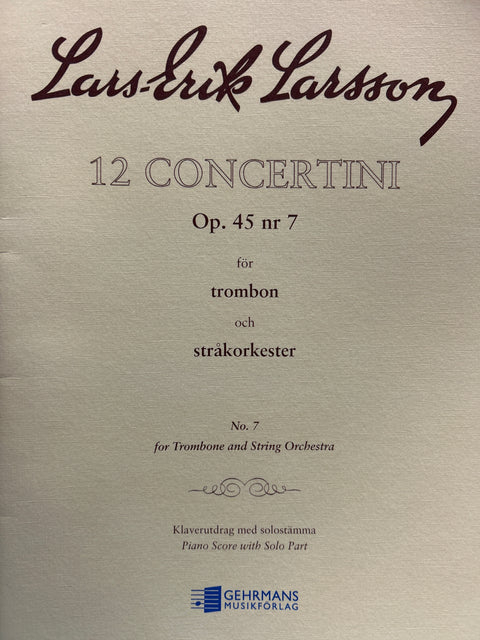 Concertino - Trombone - Larsson