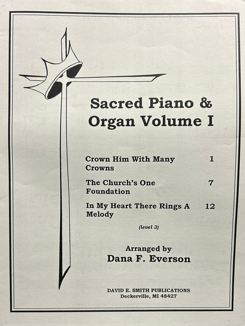 Sacred Piano & Organ Vol. 1 Organ & Piano Duets