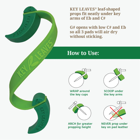 Key Leaves - Saxophone Key Props - KPSAX