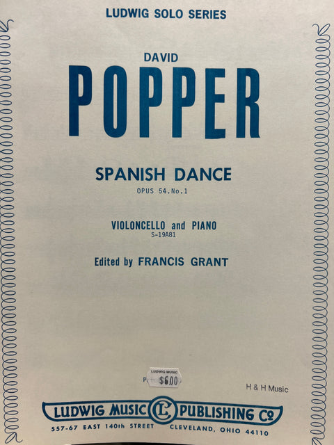 Spanish Dance - Cello - Popper / Grant