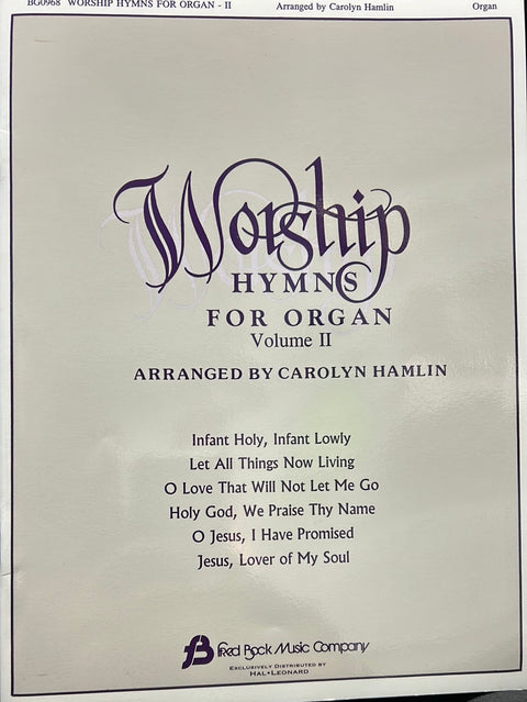 Worship Hymns for Organ - C. Hamlin