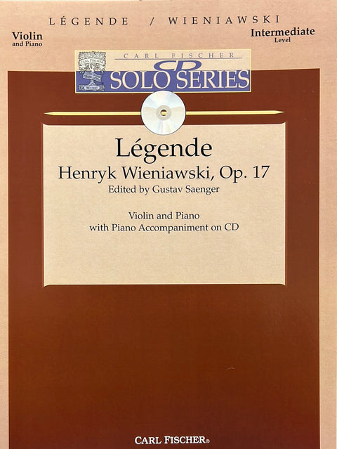 Legende, Op. 17 - Violin - Wieniawski