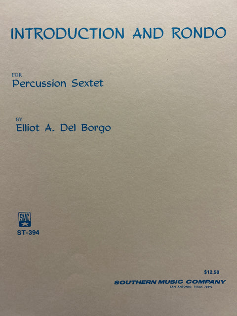Introduction and Rondo for Percussion Sextet - Del Borgo