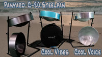 Panyard - C-20 Lead Pan Package - Pan/Stand/Mallets