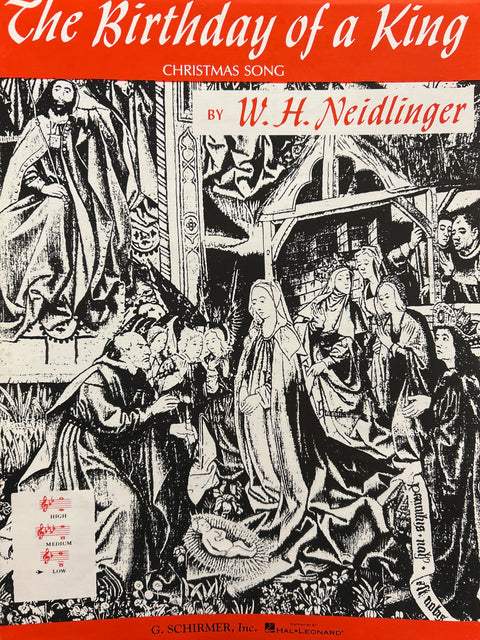 The Birthday of A King - Vocal - Neidlinger (Hal Leonard)