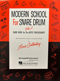 Modern School for Snare Drum - Goldenberg (Hal Leonard)