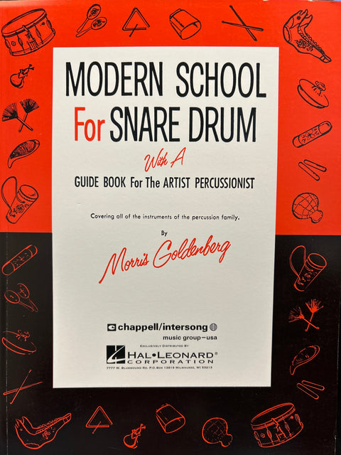 Modern School for Snare Drum - Goldenberg (Hal Leonard)