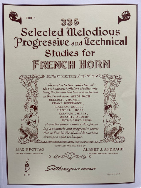 335 Selected Melodious Progressive and Technical Studies - Pottag/Andraud