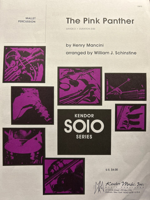 The Pink Panther - Grade 3 - Mallet Percussion - Mancini / Schinstine