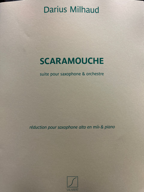 Scaramouche - Alto Saxophone - Milhaud
