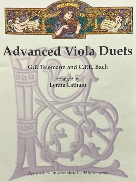 Advanced Viola Duets - Telemann/Bach