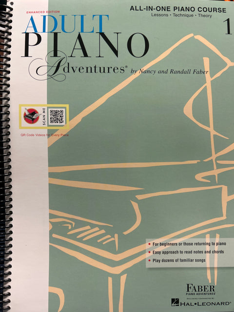 Faber - Adult Piano Adventures - All-In-One Book - 1